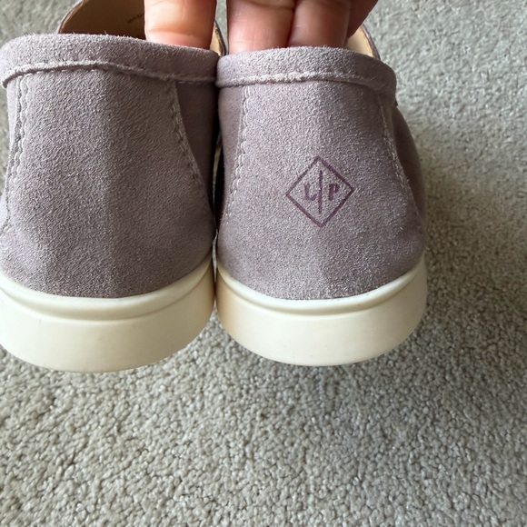 Loro Piana Summer Walk Loafers Taupe Suede Luxury Slip On Size 36 - Picture 3 of 7